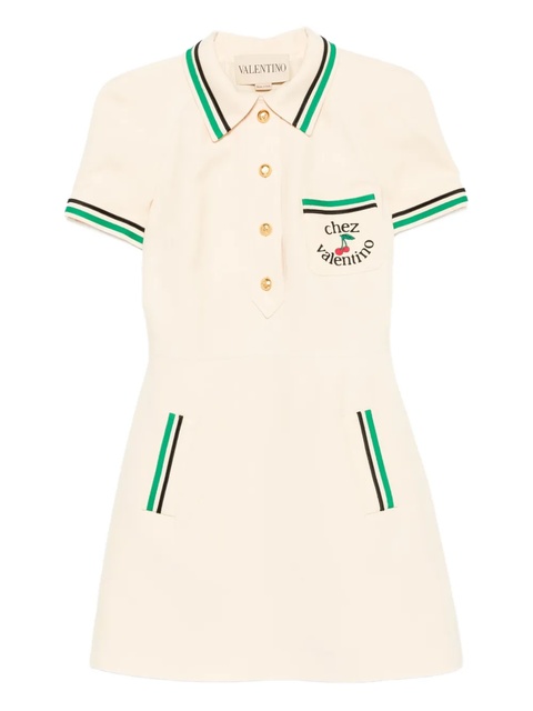 Valentino Garavani cherry-motif polo dress - Neutrals - zdjęcie produktu nr 1