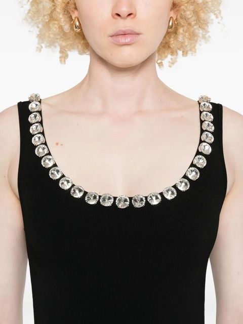 SANDRO crystal-embellished mini dress - Black - zdjęcie produktu nr 2