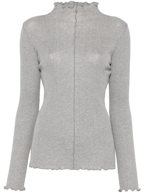 FENDI ribbed-knit top - Grey - zdjęcie produktu nr 1