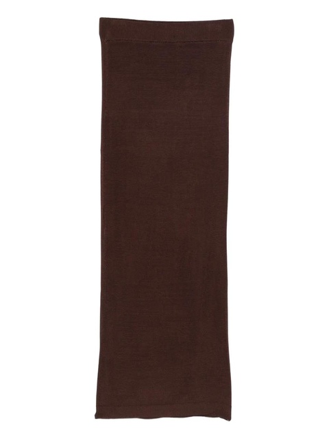 ENTIRE STUDIOS ribbed midi skirt - Brown - zdjęcie produktu nr 1