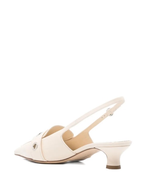 Aeyde 45mm buckle slingback mules - Neutrals - zdjęcie produktu nr 2