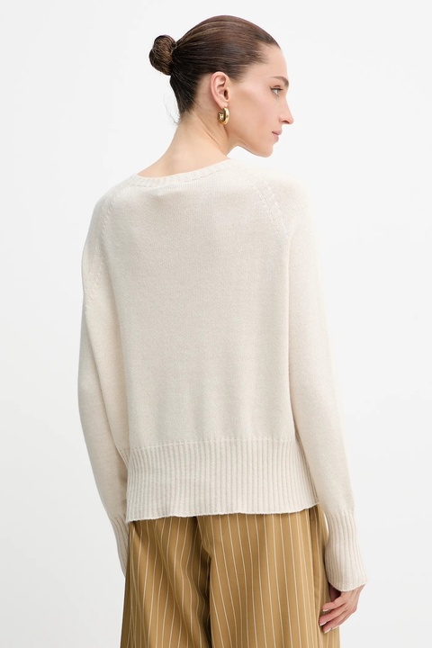 Marella sweter damski kolor beżowy lekki 2523366354200 - zdjęcie produktu nr 2