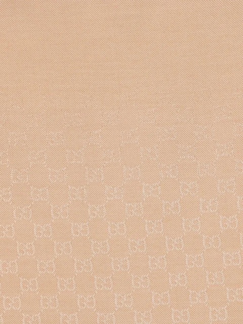 Gucci monogram fringed scarf - Neutrals - zdjęcie produktu nr 2