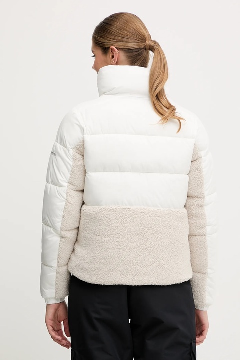 Columbia kurtka Leadbetter Point kolor beżowy zimowa 2085602 - zdjęcie produktu nr 2
