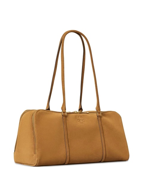 Tory Burch Marshmallow suede shoulder bag - Brown - zdjęcie produktu nr 2