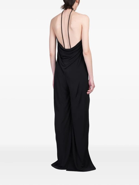 Christopher Esber satin jumpsuit - Black - zdjęcie produktu nr 2