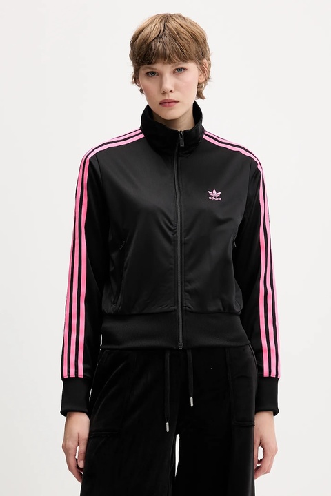 adidas Originals bluza Firebird Tt damska kolor czarny z aplikacją JX1483 - zdjęcie produktu nr 1