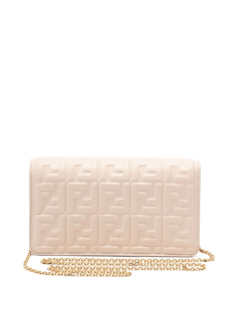 FENDI Wallet On Chain Baguette clutch bag - White - zdjęcie produktu nr 2