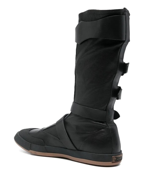 Vivienne Westwood buckle-strap leather boots - Black - zdjęcie produktu nr 2