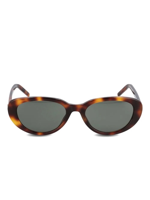 Saint Laurent M154 oval-frame sunglasses - Brown - zdjęcie produktu nr 1