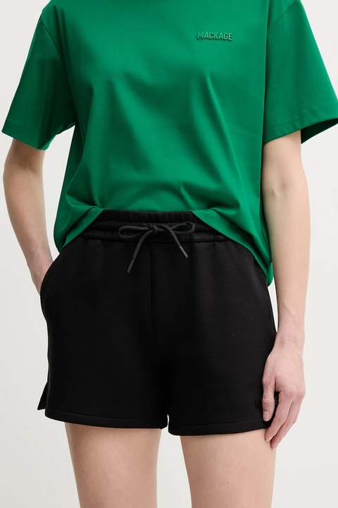 MACKAGE szorty damskie kolor czarny gładkie medium waist SUMMER.R - zdjęcie produktu nr 1