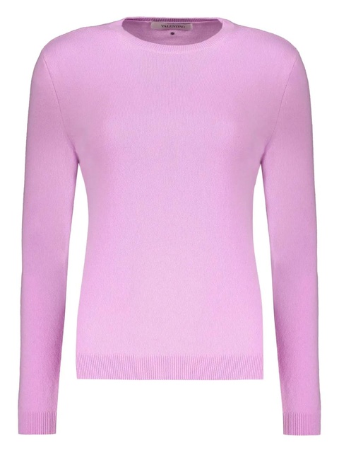 Valentino Garavani ribbed crew-neck sweater - Pink - zdjęcie produktu nr 1