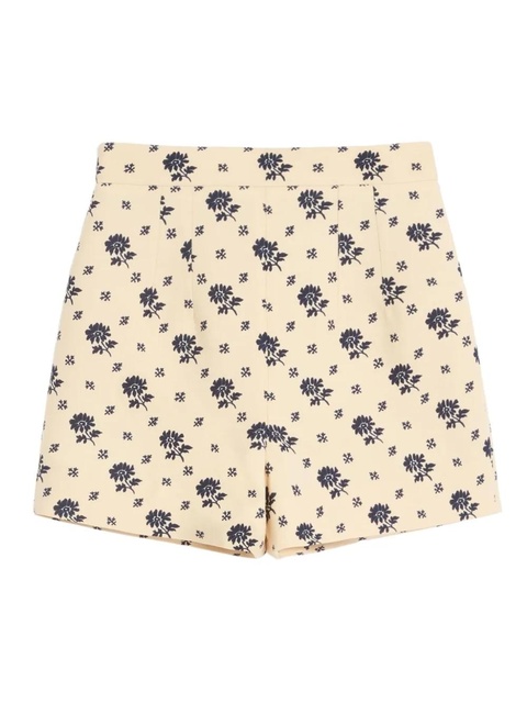Valentino Garavani Fiorellino Blu Papier Floral shorts - Neutrals - zdjęcie produktu nr 1