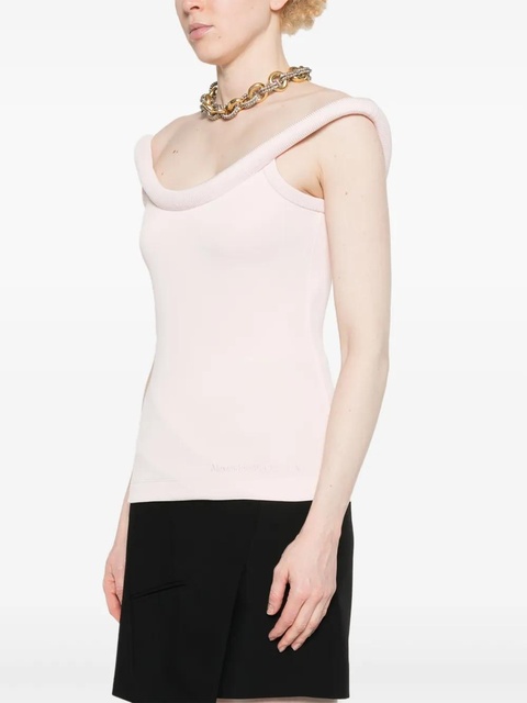 Alexander McQueen 3D-detailing sleeveless top - Pink - zdjęcie produktu nr 2