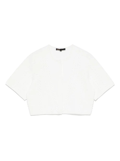 Maje cropped cardigan - White - zdjęcie produktu nr 1