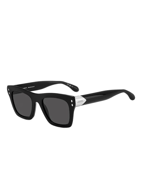Isabel Marant Eyewear logo-engraved sunglasses - Black - zdjęcie produktu nr 1