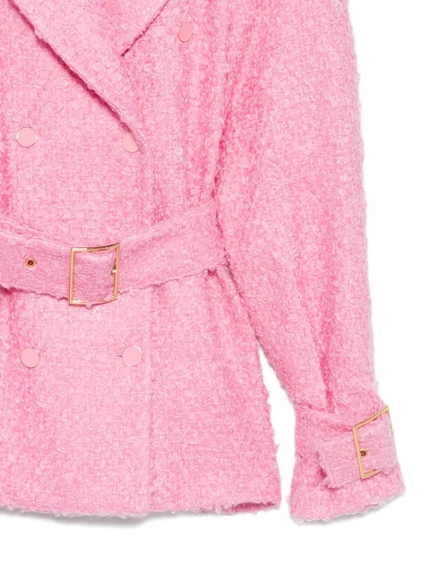 Rowen Rose belted double-breasted jacket - Pink - zdjęcie produktu nr 2