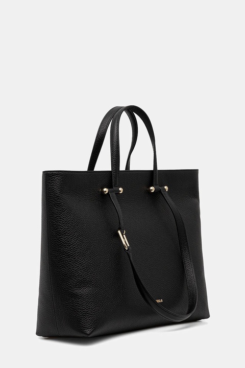 Furla torebka skórzana kolor czarny WB01453.HSF000.O6000 - zdjęcie produktu nr 2
