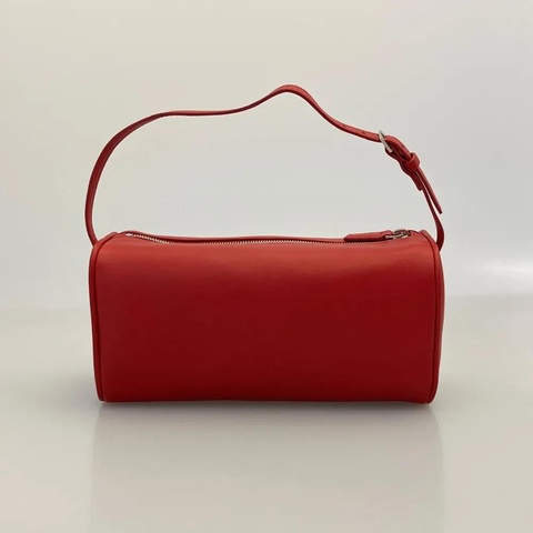 The Row cylindrical top-handle bag - Red - zdjęcie produktu nr 1