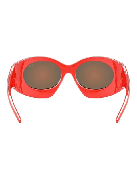 Diesel x Karol G oversized-frame sunglasses - Red - zdjęcie produktu nr 2