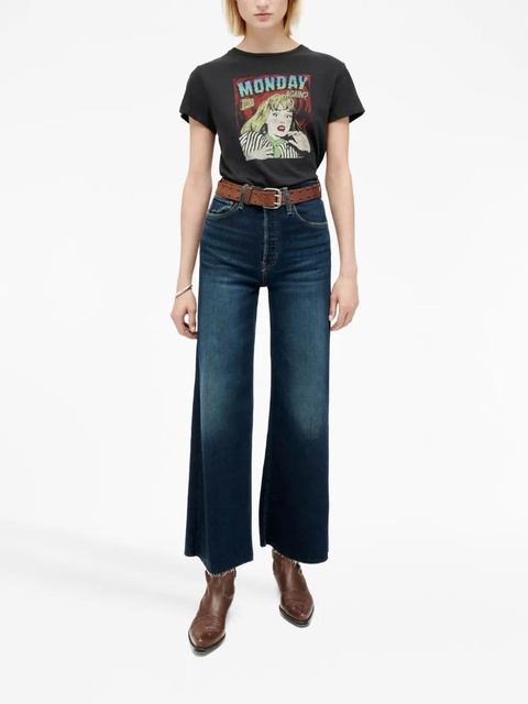 RE/DONE high-rise wide-leg jeans - Blue - zdjęcie produktu nr 2