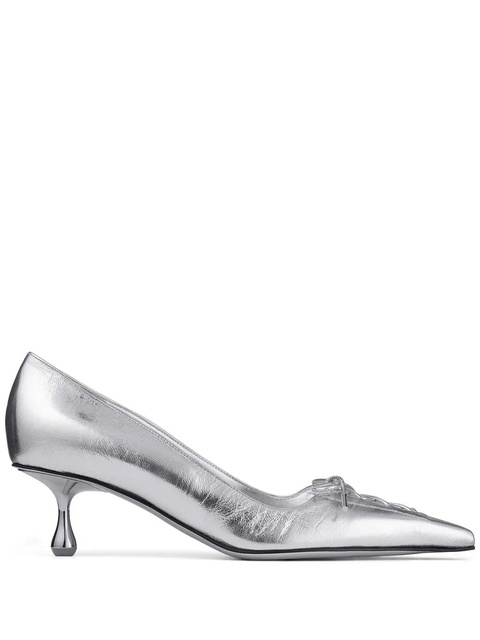 Jimmy Choo 50mm Scarlett pumps - Silver - zdjęcie produktu nr 1
