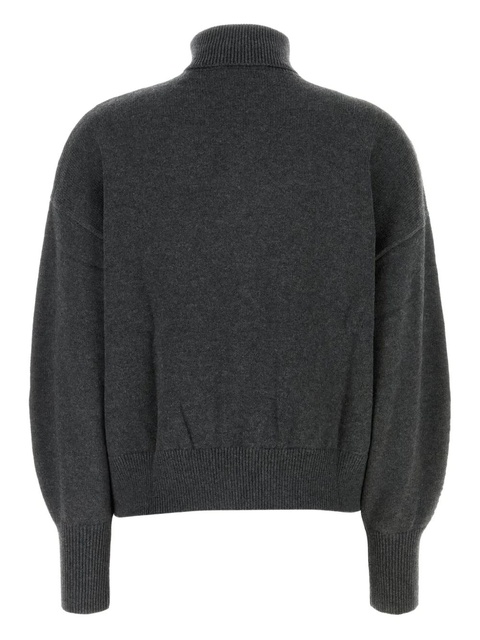 ISABEL MARANT Nasha embroidered roll-neck sweater - Grey - zdjęcie produktu nr 1