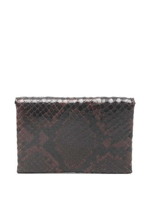 Jacquemus snakeskin-effect wallet - Brown - zdjęcie produktu nr 1