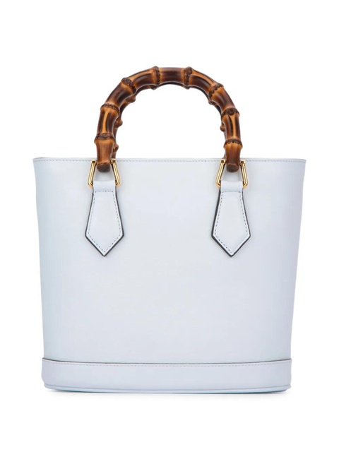 Gucci bamboo-handles tote bag - Blue - zdjęcie produktu nr 2