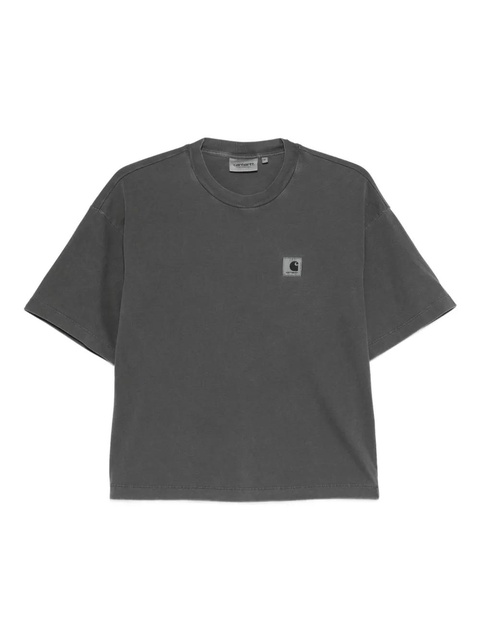 Carhartt WIP logo-patch T-shirt - Grey - zdjęcie produktu nr 1