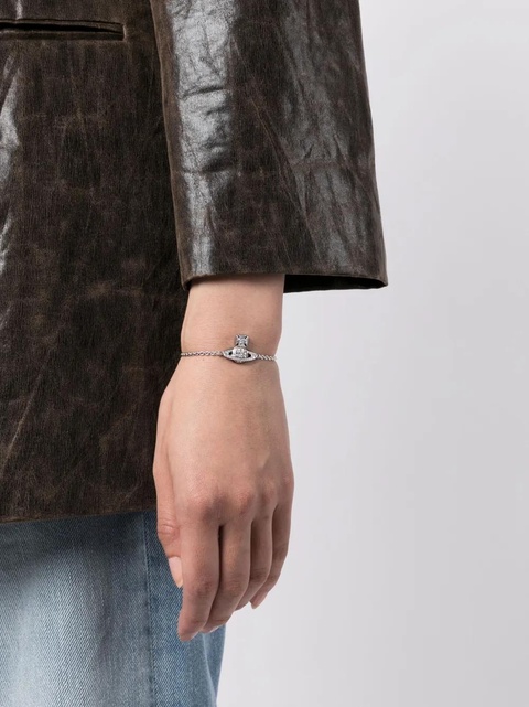 Vivienne Westwood Orb-charm chain bracelet - Silver - zdjęcie produktu nr 1