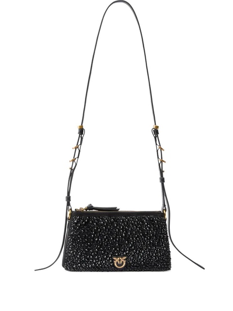 PINKO embellished-logo mini bag - Black - zdjęcie produktu nr 1