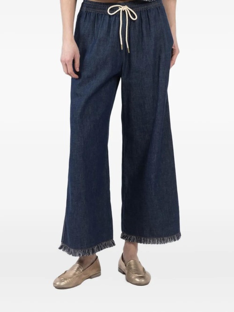 ZIMMERMANN Rhiannon frayed-hem jeans - Blue - zdjęcie produktu nr 1