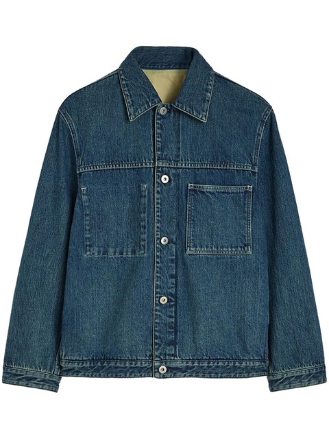 Jil Sander washed denim jacket - Blue - zdjęcie produktu nr 1