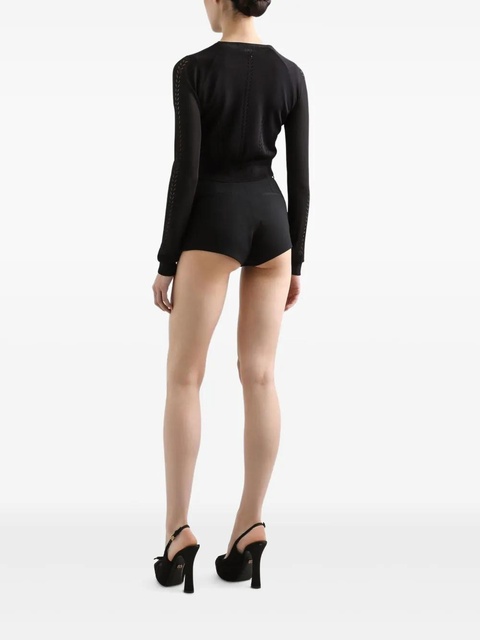 Dolce & Gabbana openwork-areas cardigan - Black - zdjęcie produktu nr 2
