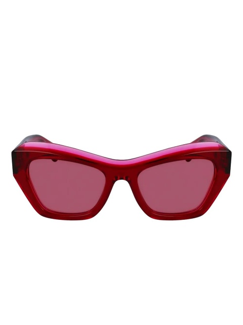 Lanvin geometric-frame sunglasses - Red - zdjęcie produktu nr 2