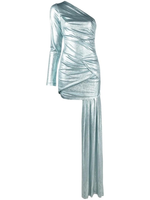 Off-White one-shoulder minidress - Blue - zdjęcie produktu nr 1