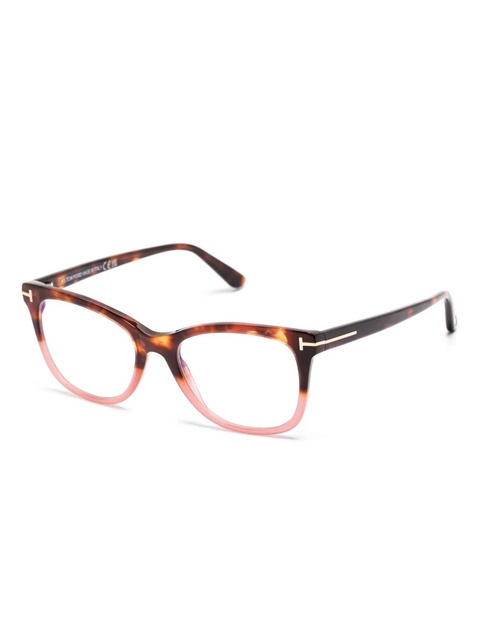 TOM FORD Eyewear wayfarer-frame glasses - Brown - zdjęcie produktu nr 1