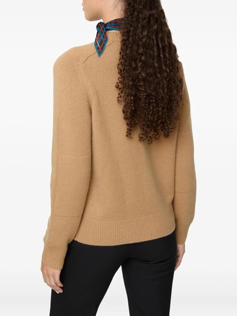 Burberry elbow-patch equestrian-knight cardigan - Neutrals - zdjęcie produktu nr 1