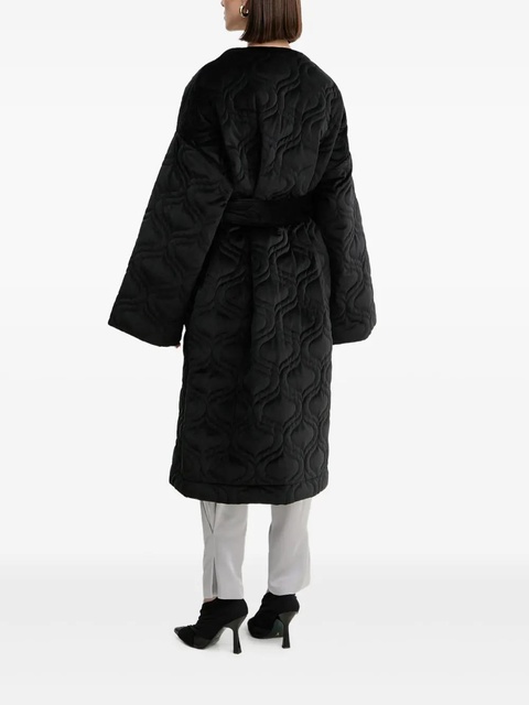 Charo Ruiz Ibiza belted coat - Black - zdjęcie produktu nr 1