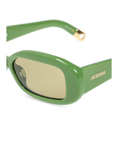Jacquemus Les Lunettes Rond Carré sunglasses - Green - zdjęcie produktu nr 2