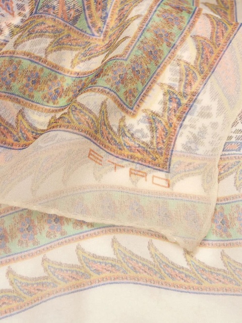 ETRO paisley-print silk scarf - Neutrals - zdjęcie produktu nr 2
