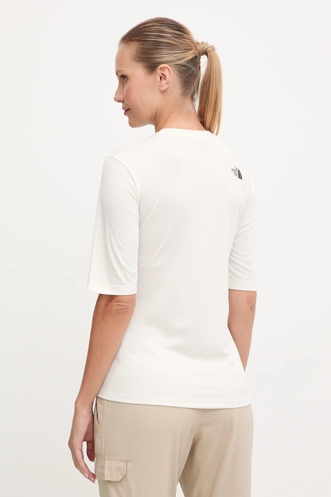 The North Face t-shirt sportowy Shadow damski kolor beżowy NF0A8E1DQLI1 - zdjęcie produktu nr 2