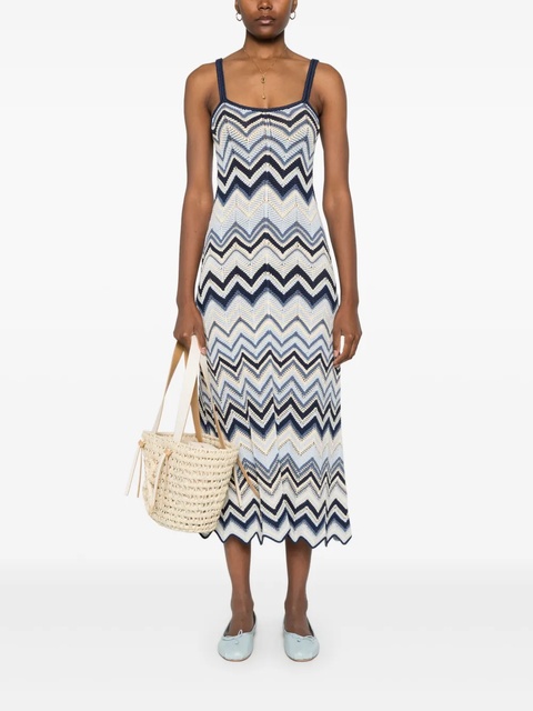 Maje knitted midi dress - Blue - zdjęcie produktu nr 2