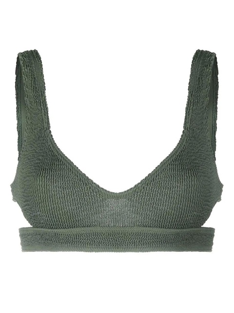 Bond-eye cut-out bikini top - Green - zdjęcie produktu nr 1