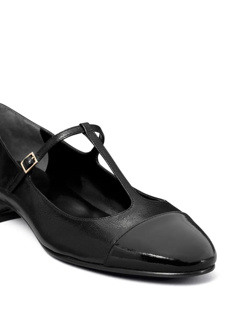 Tory Burch 25mm cap-toe T-strap ballerina shoes - Black - zdjęcie produktu nr 2
