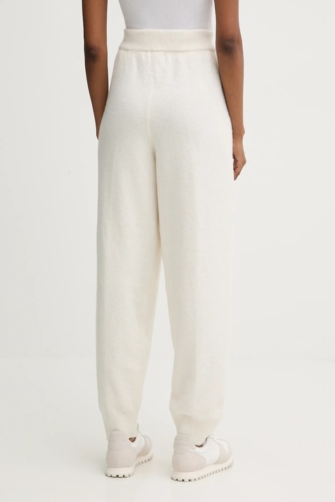 Calvin Klein Underwear spodnie lounge damskie kolor beżowy gładkie LV00QS7569 - zdjęcie produktu nr 1