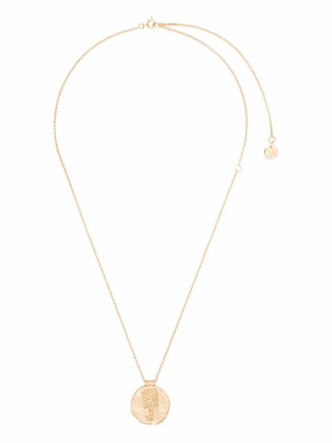 Maje Zodiac medal necklace - Gold - zdjęcie produktu nr 2