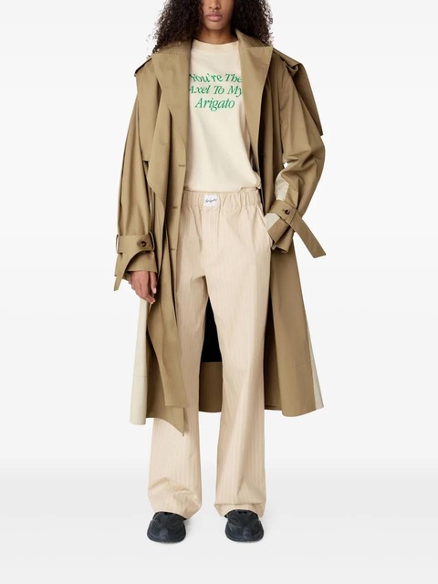 Axel Arigato striped cotton trousers - Neutrals - zdjęcie produktu nr 1