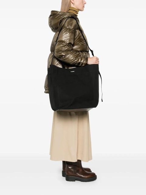 Jil Sander large Utility tote bag - Black - zdjęcie produktu nr 2
